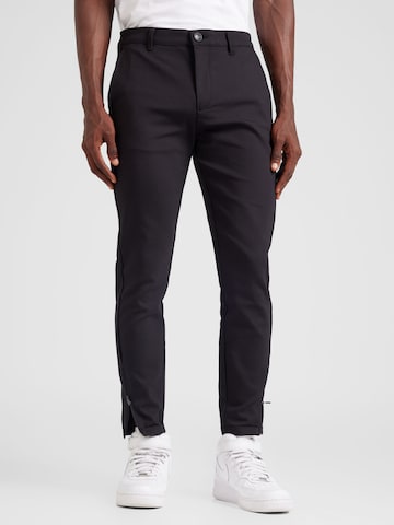 Slimfit Pantaloni chino 'Pisa' di GABBA in nero: frontale