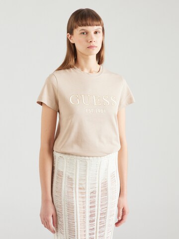 GUESS T-shirt 'NYRA' i rosa: framsida