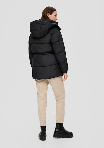 s.Oliver - Casaco de inverno em preto