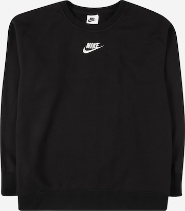 Sweat-shirt Nike Sportswear en noir : devant