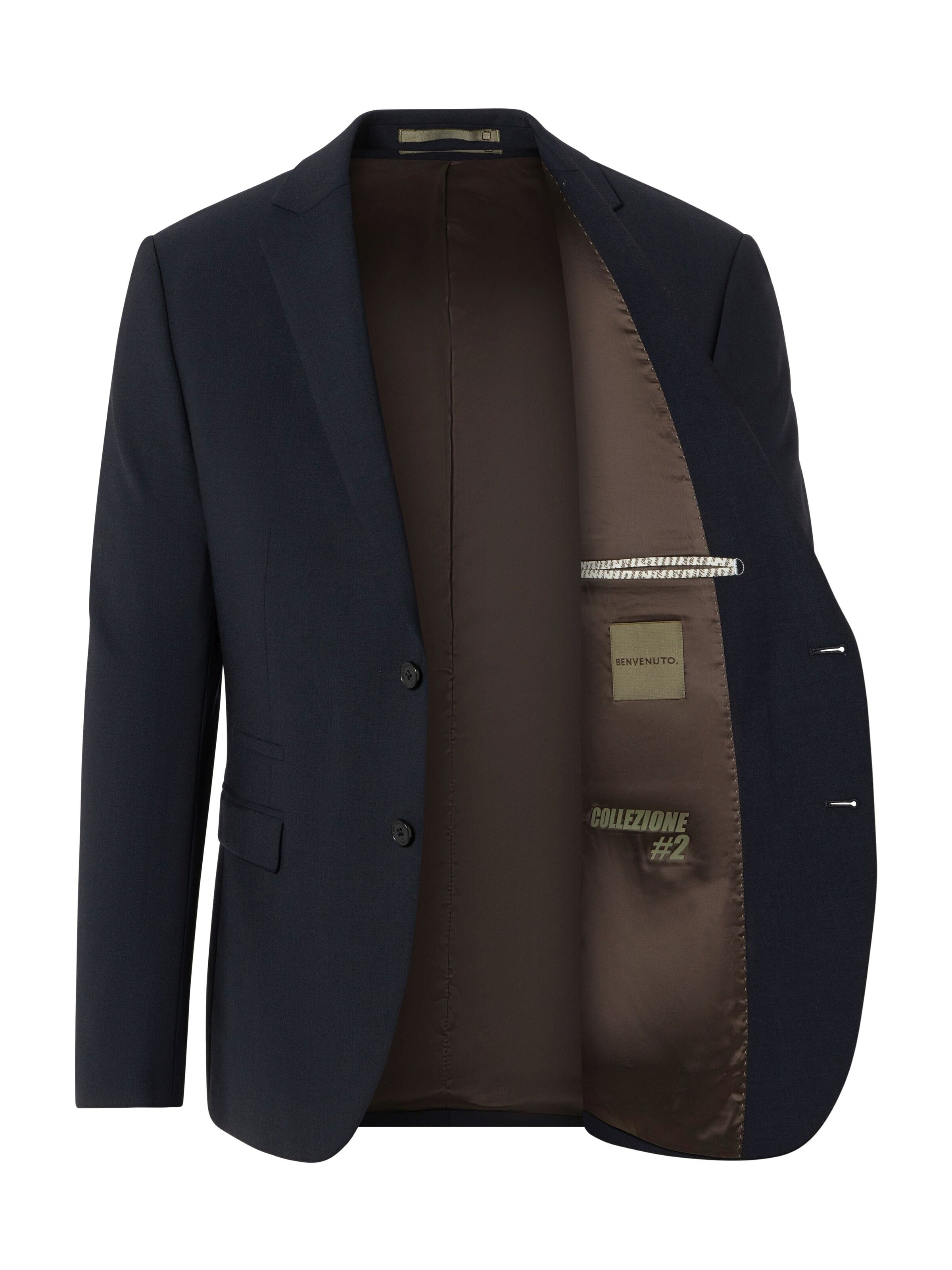 BENVENUTO Regular fit Business-colbert in Blauw: voorkant