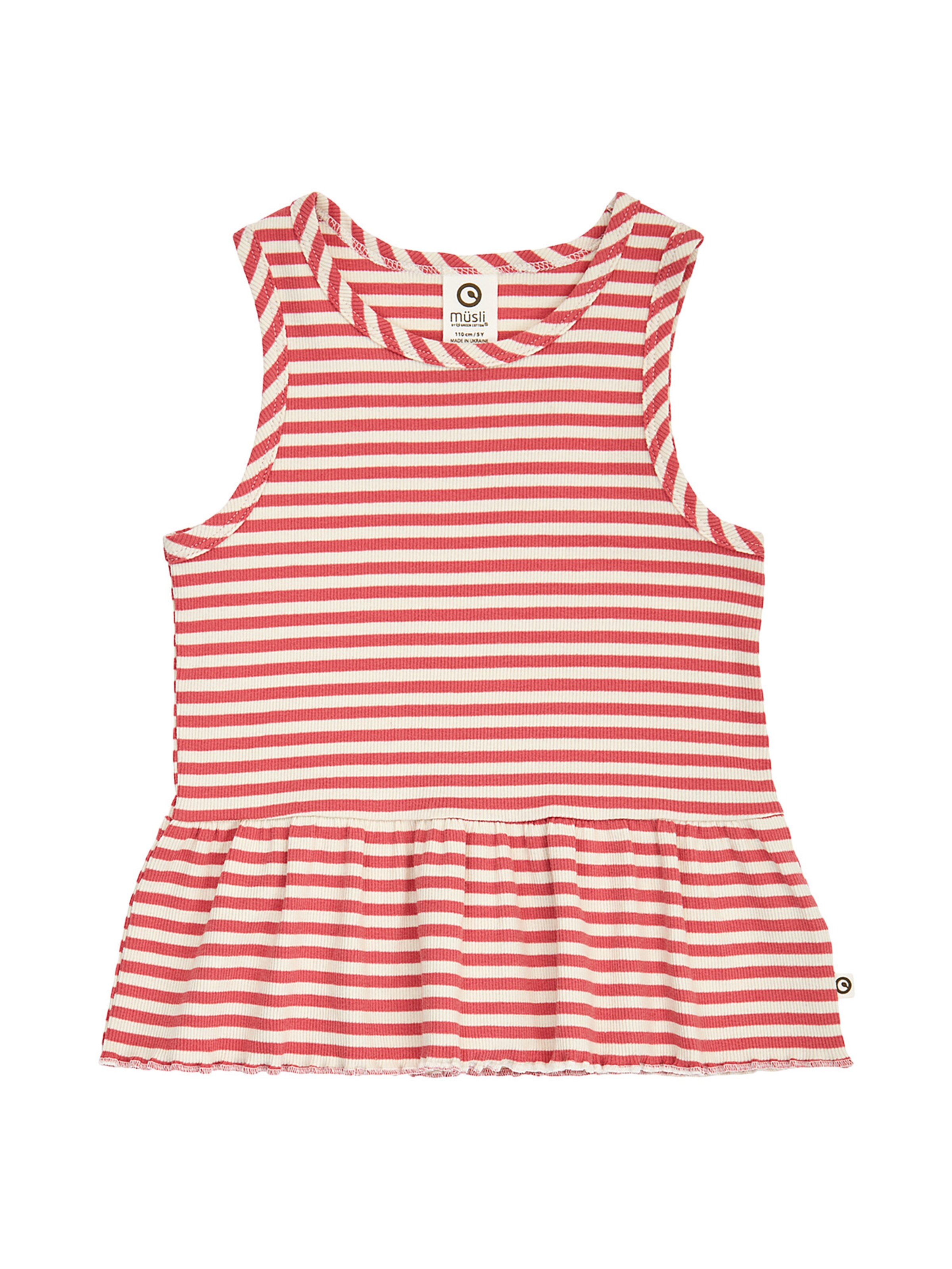 Top ' 1511104300 ' di Müsli by GREEN COTTON in rosso: frontale