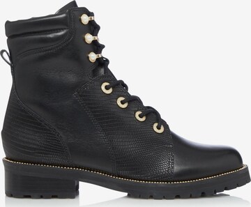 Bottines à lacets 'POMPOM' Dune LONDON en noir