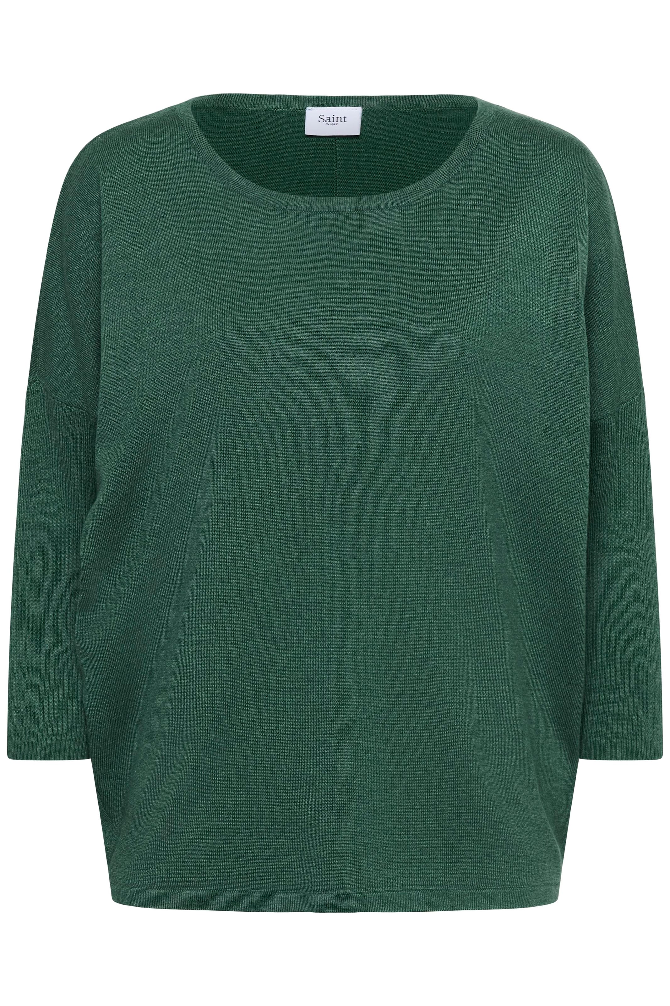 SAINT TROPEZ Pullover 'Mila' in Grün: Vorderseite