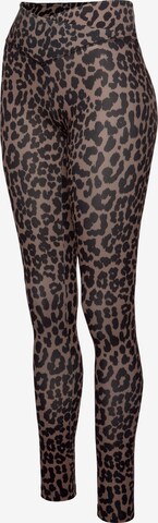 Skinny Pantalon de sport LASCANA ACTIVE en marron