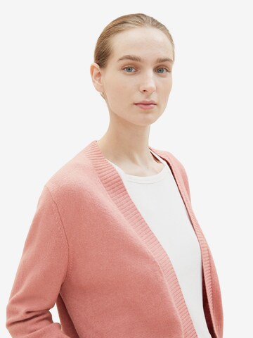 TOM TAILOR Gebreid vest in Roze