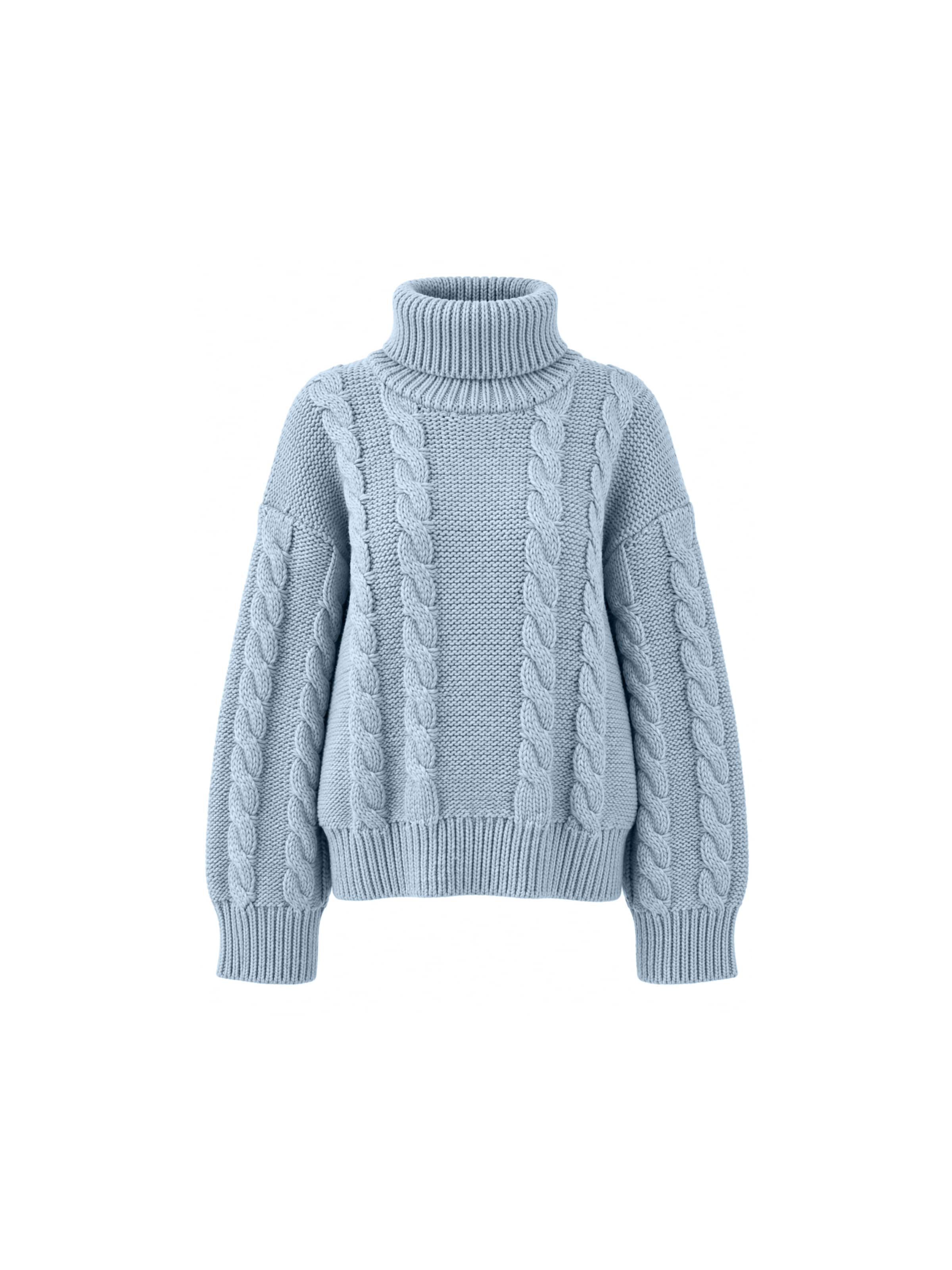 Pull-over Kamila Šikl en bleu : devant