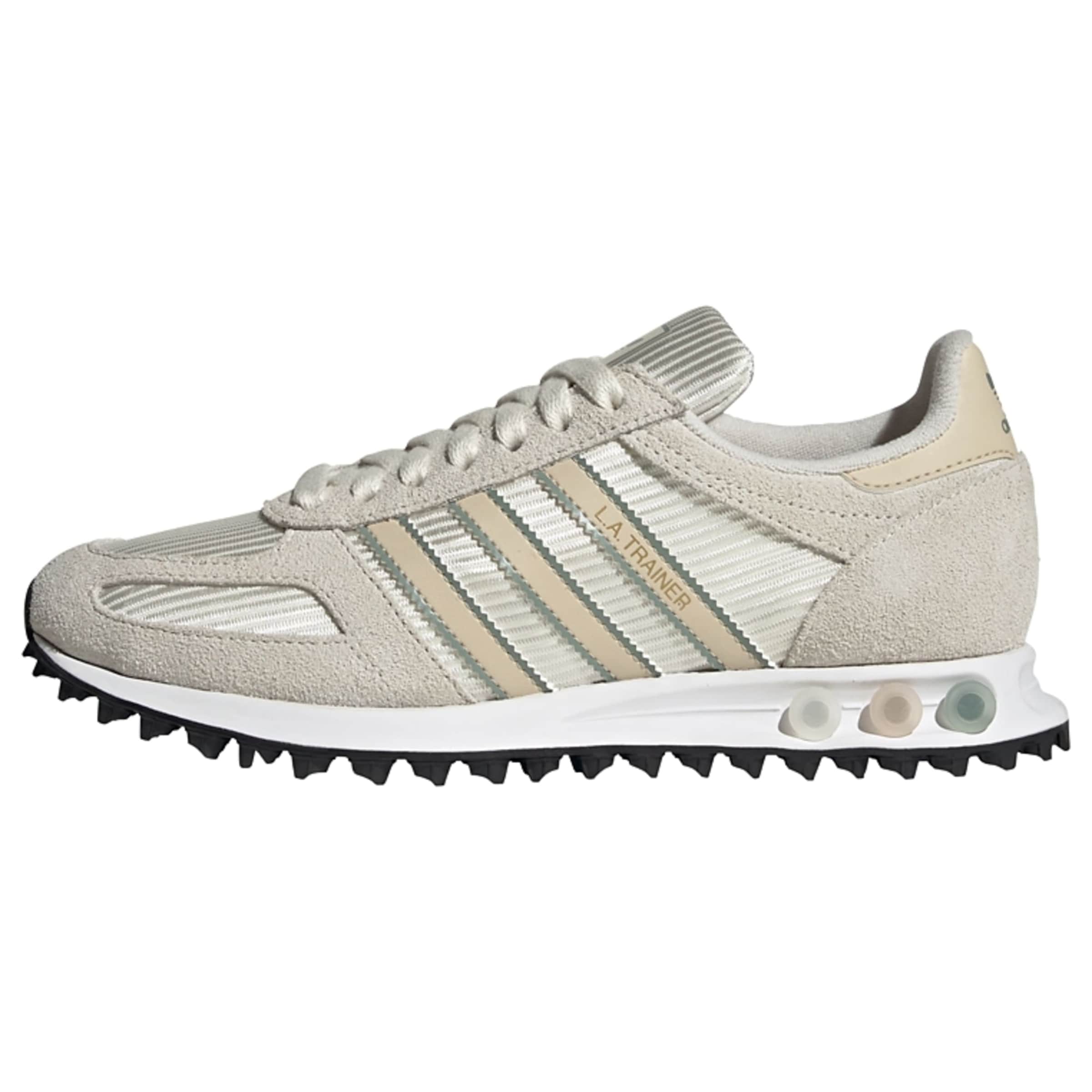 Baskets basses 'La Trainer' ADIDAS ORIGINALS en blanc : devant