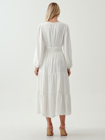 Tussah Φόρεμα 'AUORA' σε λευκό: πίσω