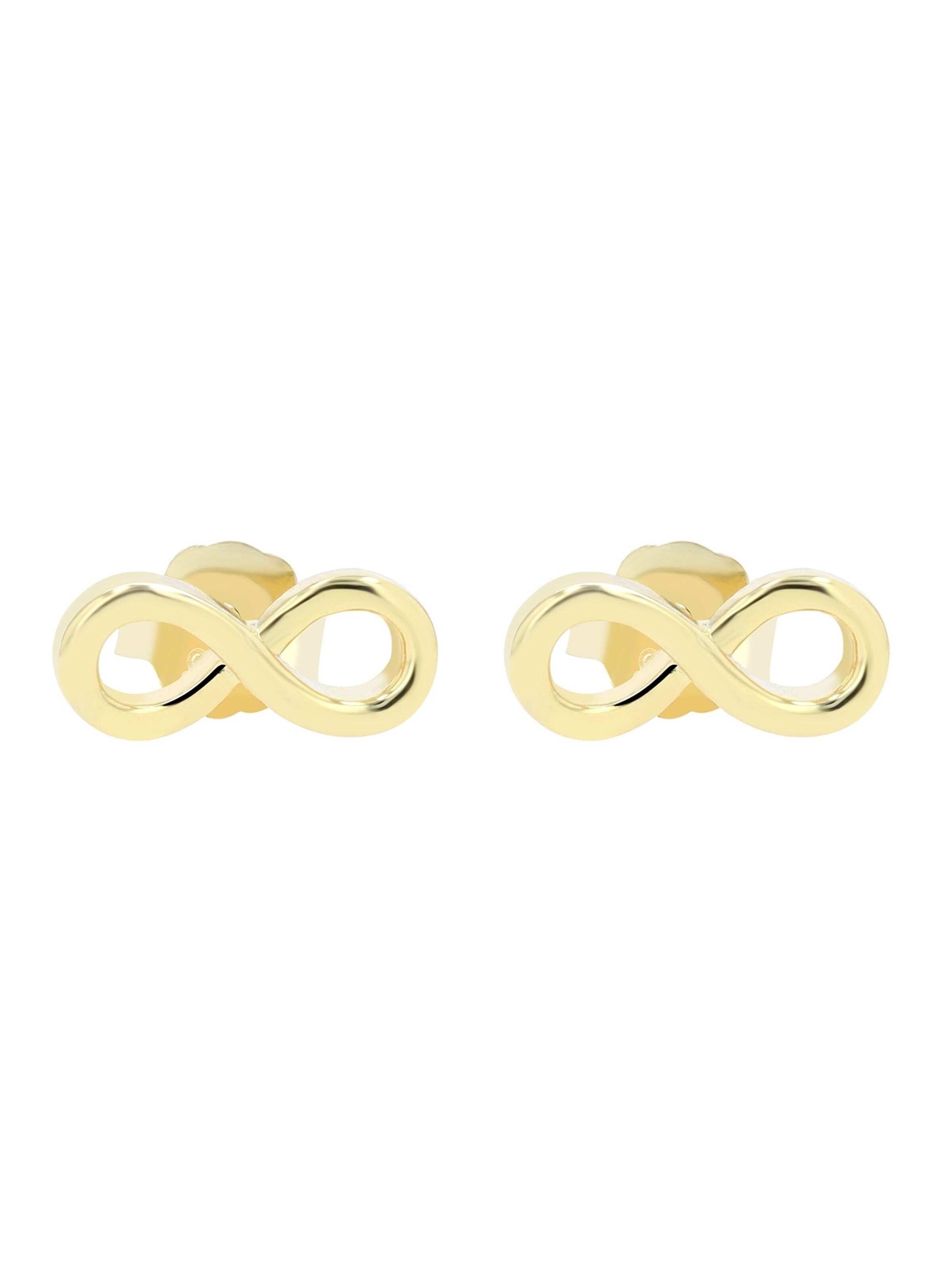 Akzent Ohrringe 'Belén, 925 Sterlingsilber, langlebig'‌‌‌‌‌‌‌ in Gold: Vorderseite