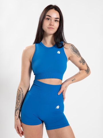 Gorilla Wear Top 'Olivia' in Blue: front
