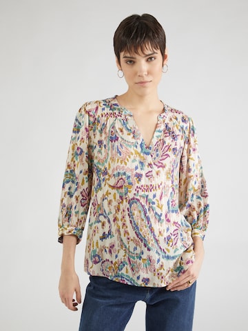 Maison 123 - Blusa 'ELSA' em bege: frente