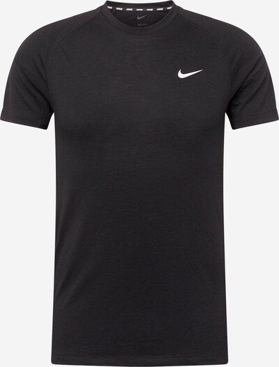 Tricou funcțional 'FLEX REP' NIKE pe negru / alb, Vizualizare produs