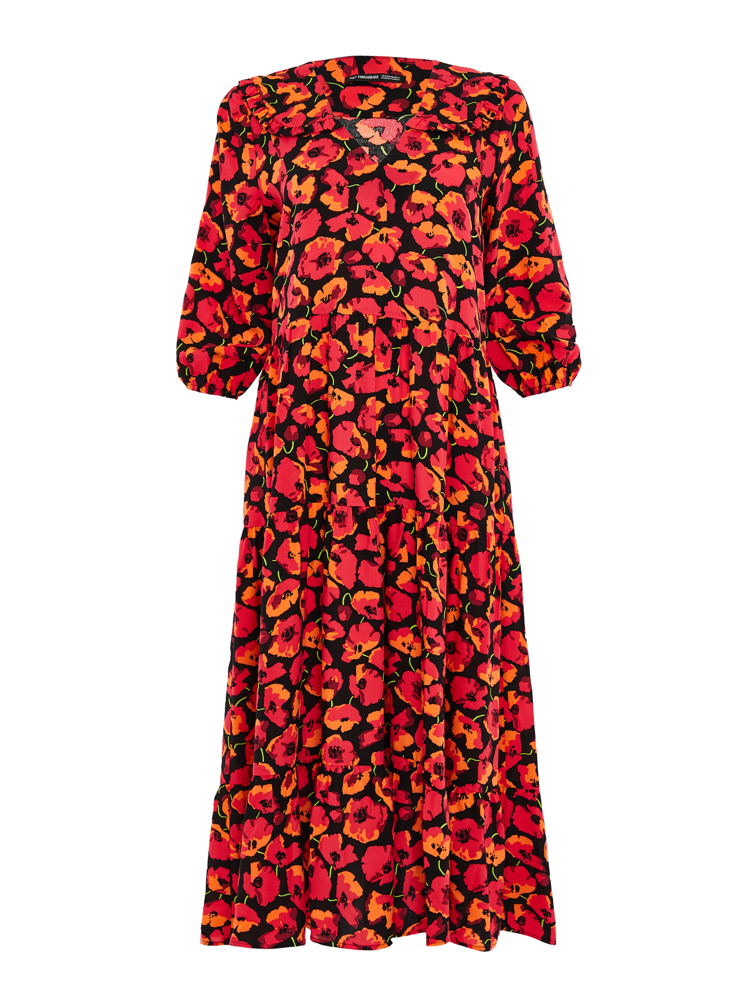 Threadbare Kleid 'Lizzle' in Rot: Vorderseite