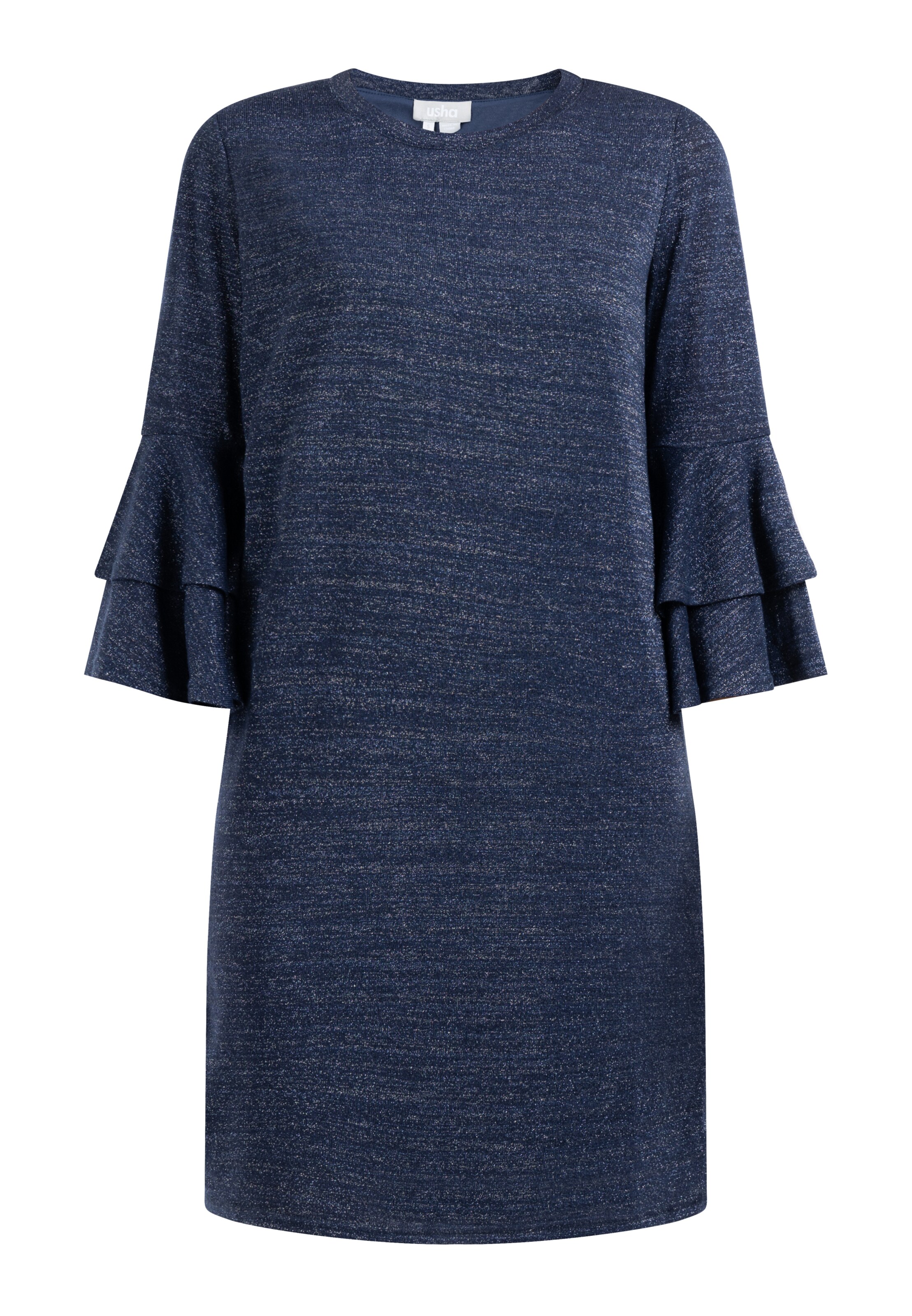 Usha Šaty – modrá: přední strana