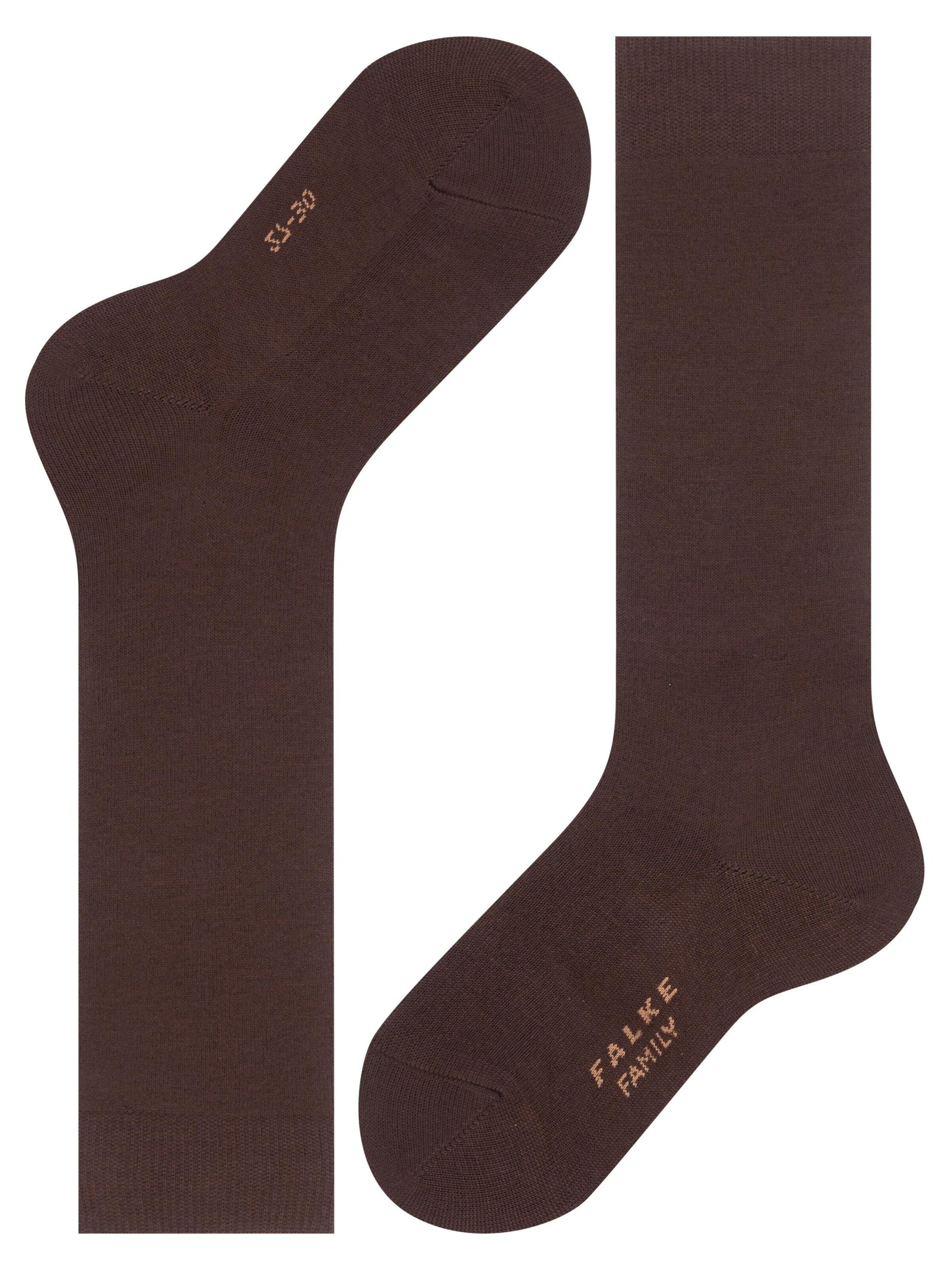 FALKE Socks 'Family' in Brown: front