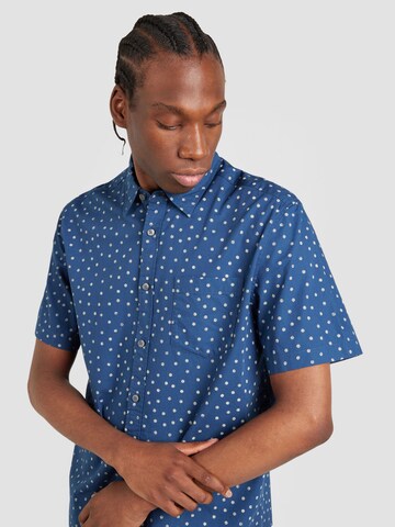 MUSTANG Regular fit Overhemd 'DARIEN' in Blauw