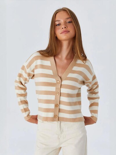 MixRay Strickjacke in brokat / weiß, Produktansicht