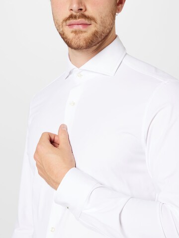 Slim fit Camicia business 'Pai' di JOOP! in bianco