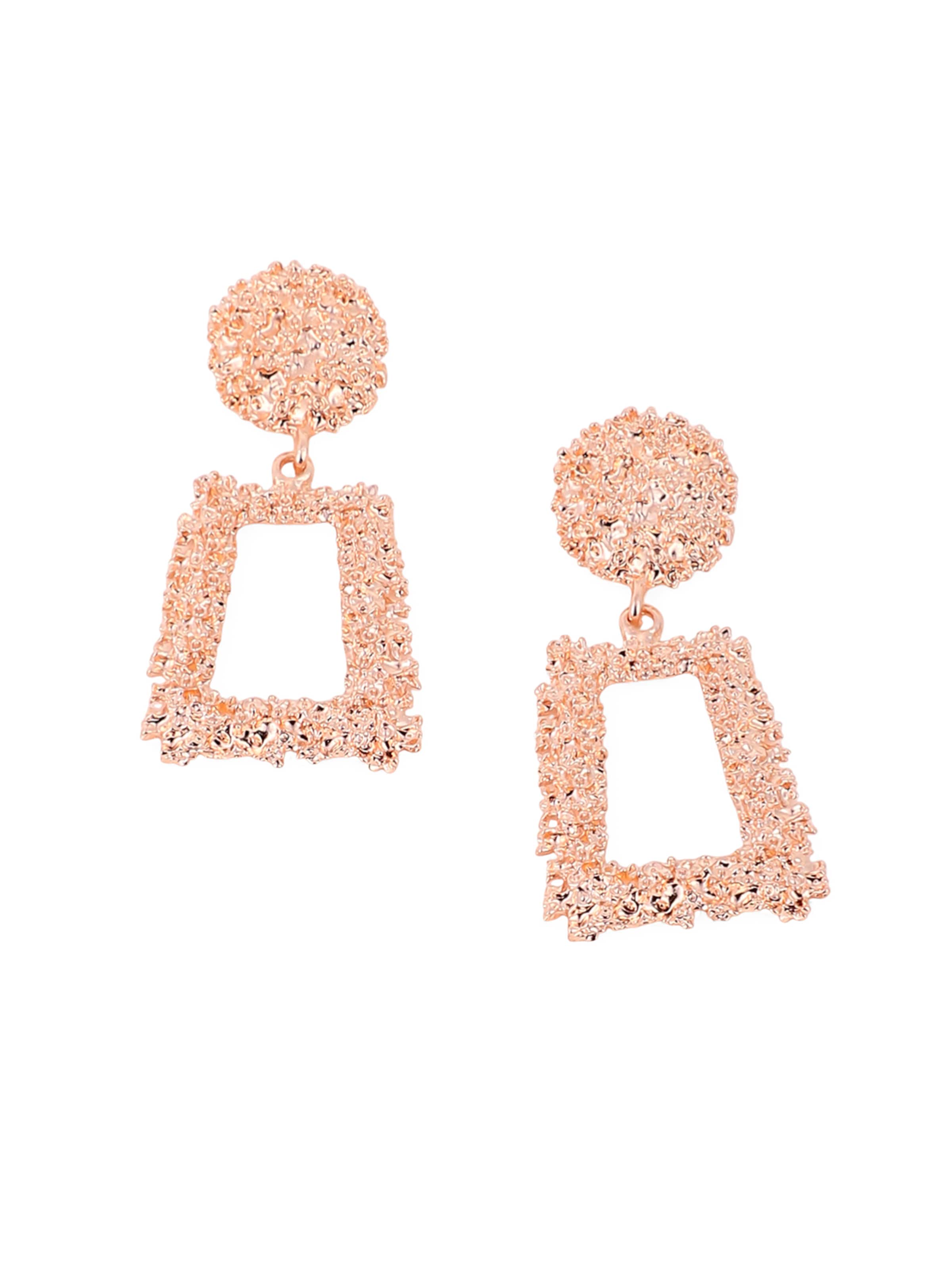 Boucles d'oreilles 'Ahana' SOHI en or : devant