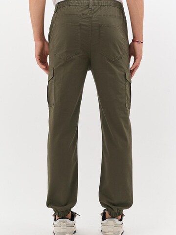 comeor Regular Cargo Pants 'Cargohose Herren' in Green