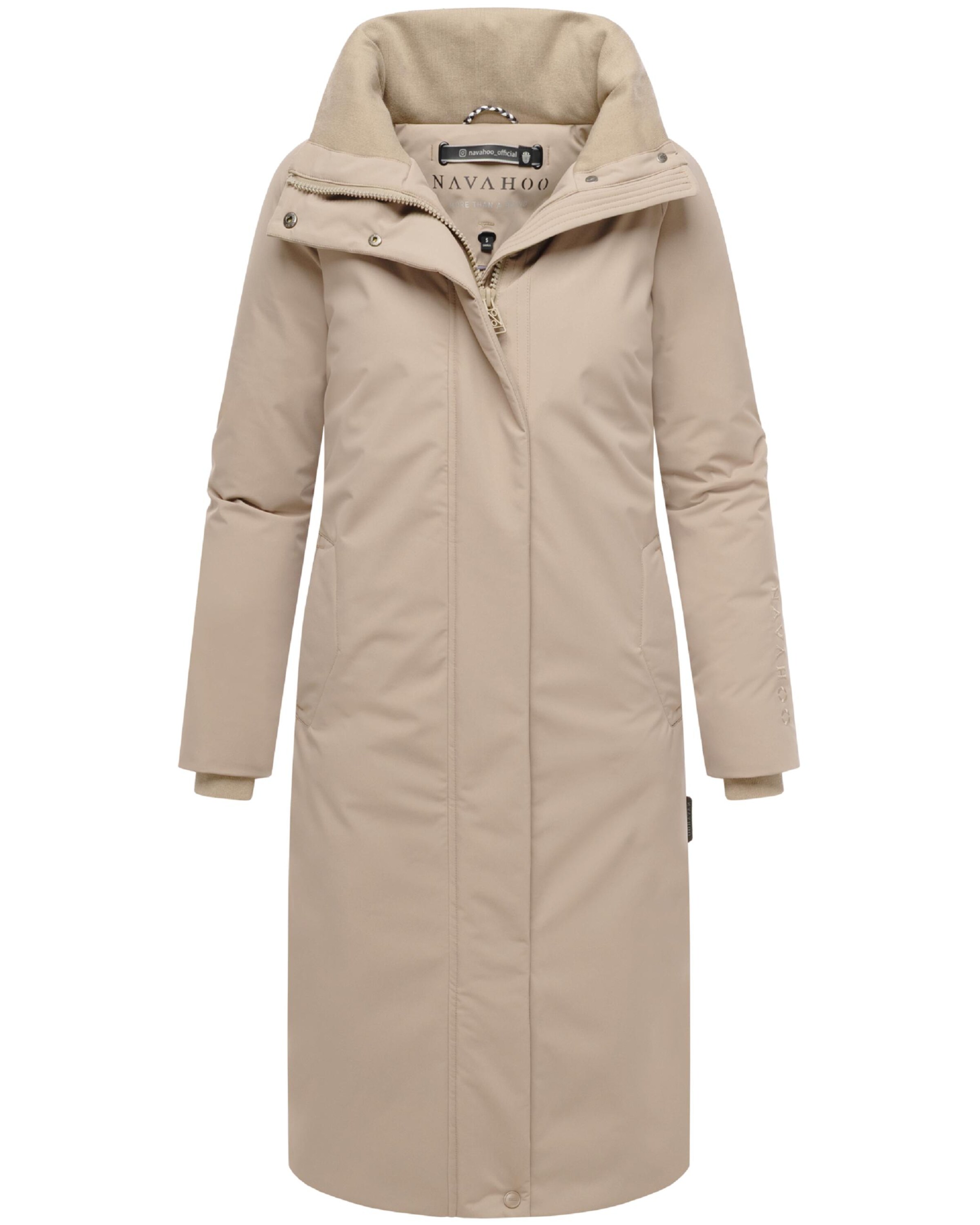 NAVAHOO Winter coat 'Traumblüte 14' in Grey