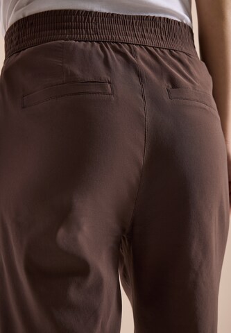 CECIL Wide Leg Hose 'Neele' in Braun
