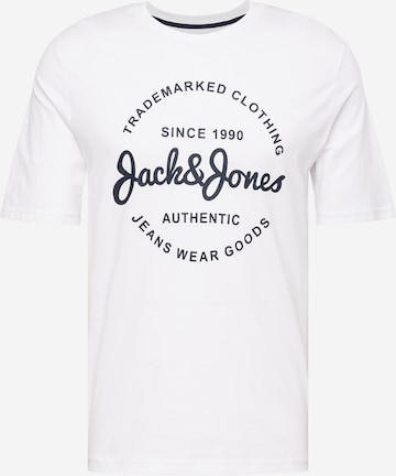 JACK & JONES Shirt 'FOREST' in Wit: voorkant