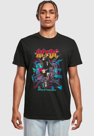 T-Shirt 'ACDC - Blow Up Your Video Jump' Merchcode en noir : devant