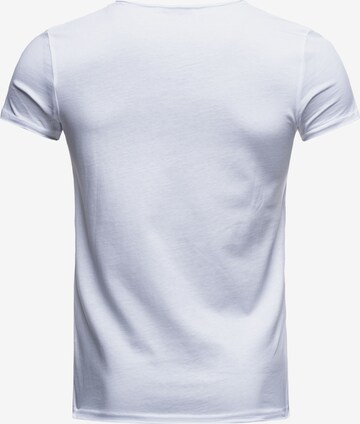 Redbridge T-Shirt 'Manhattan Uncle Pipe' in Weiß
