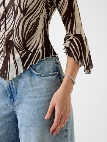 GUESS Blouse 'Zebra' in Beige