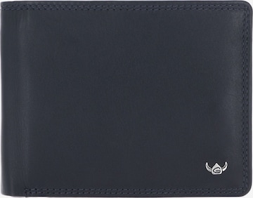 Porte-monnaies 'Polo ' GOLDEN HEAD en bleu : devant