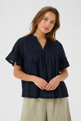 CULTURE Blouse 'Cybelle' in Zwart: voorkant
