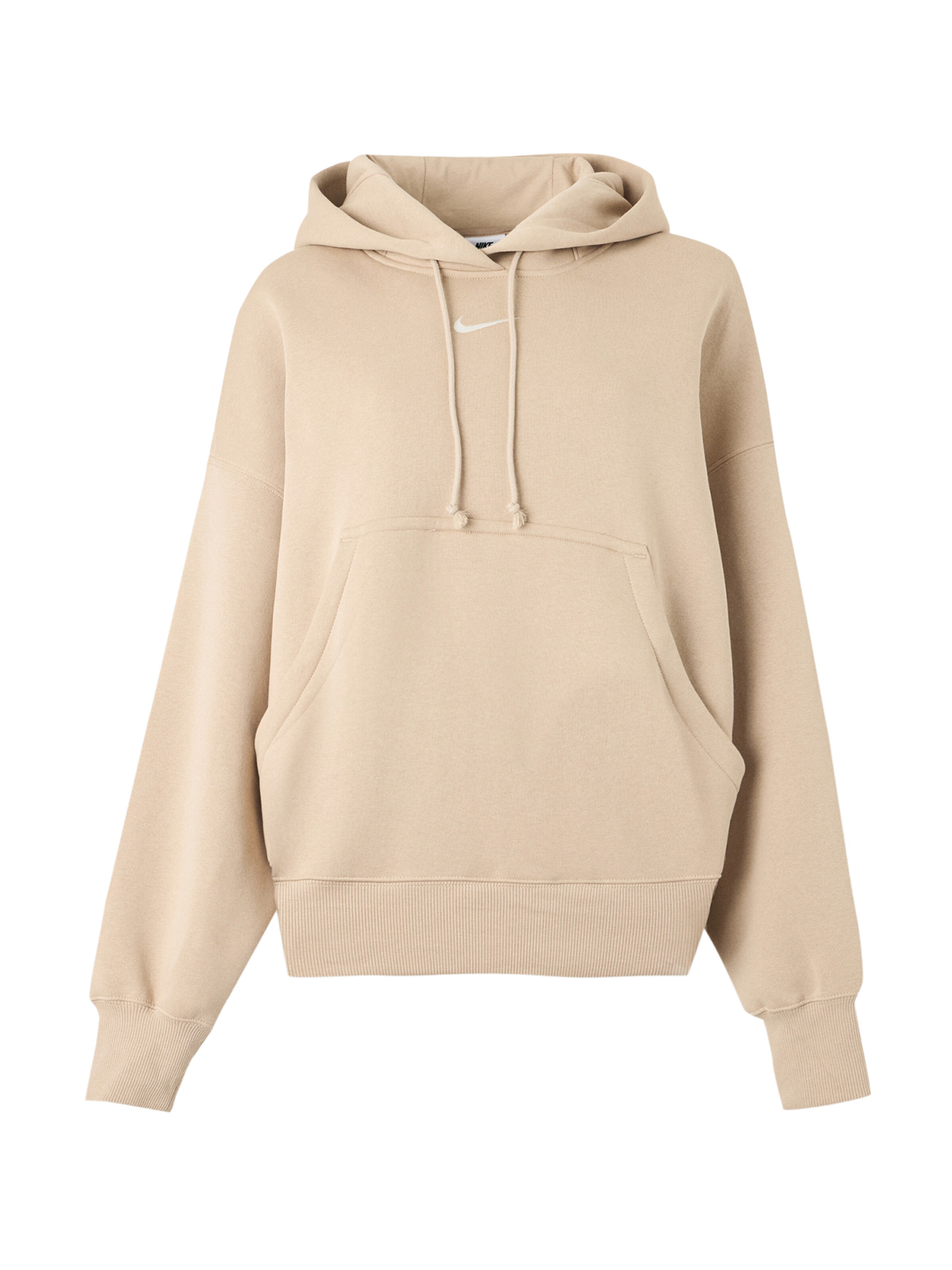 Nike Sportswear Collegepaita 'Phoenix Fleece' värissä beige: etupuoli