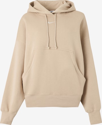 Nike Sportswear Collegepaita 'Phoenix Fleece' värissä beige: etupuoli