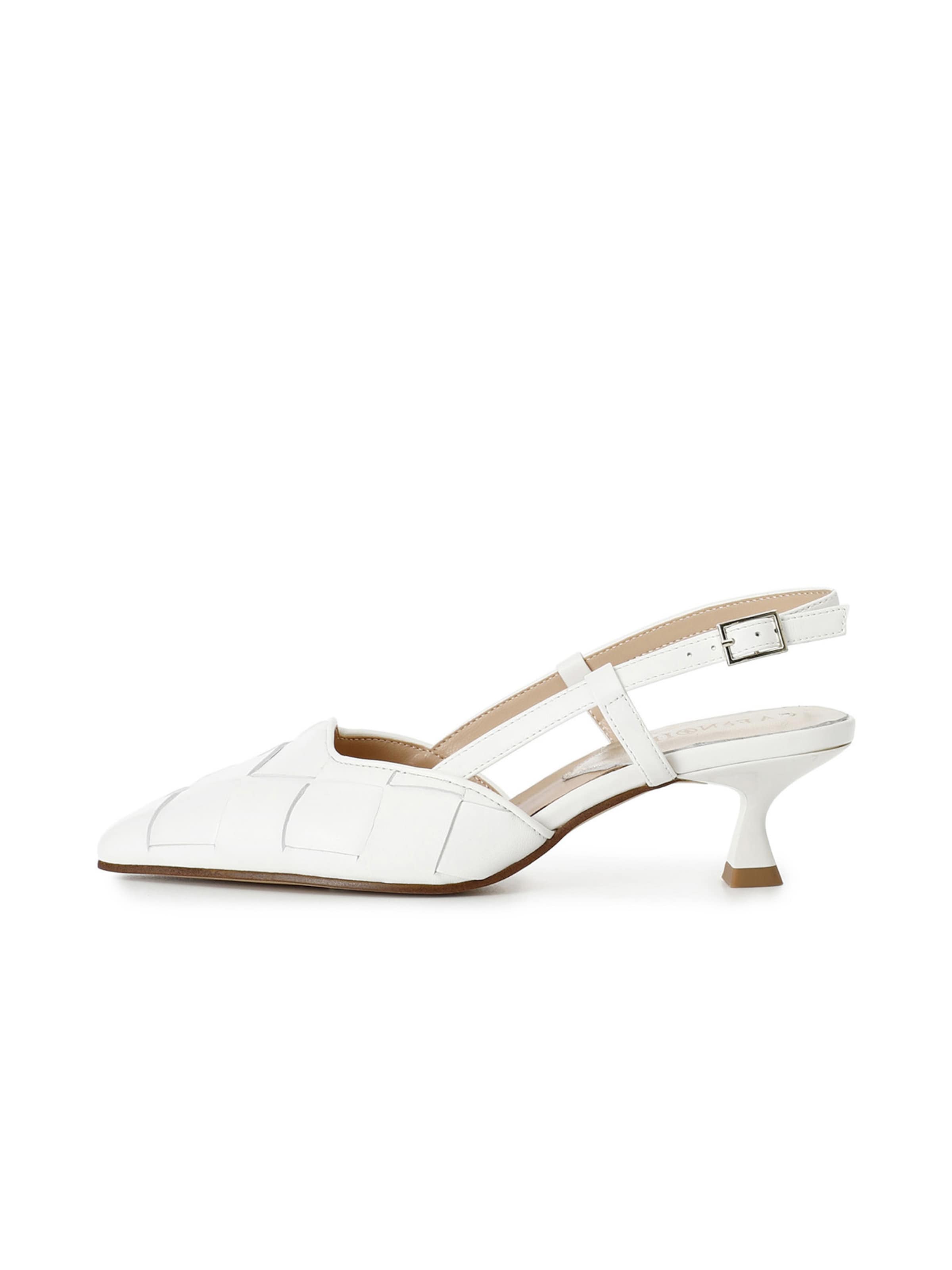 CAFè NOIR Pumps in White: front