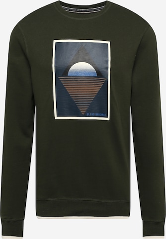 BLEND Sweatshirt in Grün: predná strana