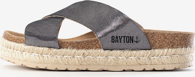 Bayton Pantolette 'Penelope' in silber, Produktansicht