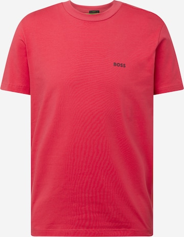 BOSS Green Shirt in Rood: voorkant