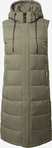 khujo Vest 'Tourin' in Green: front