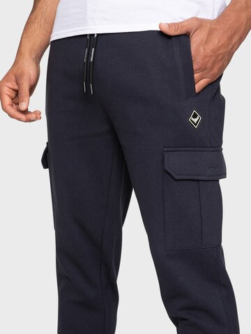 Threadbare Tapered Cargobroek 'Stefan' in Blauw