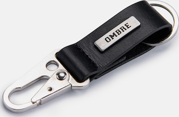Ombre Key ring in Black: front
