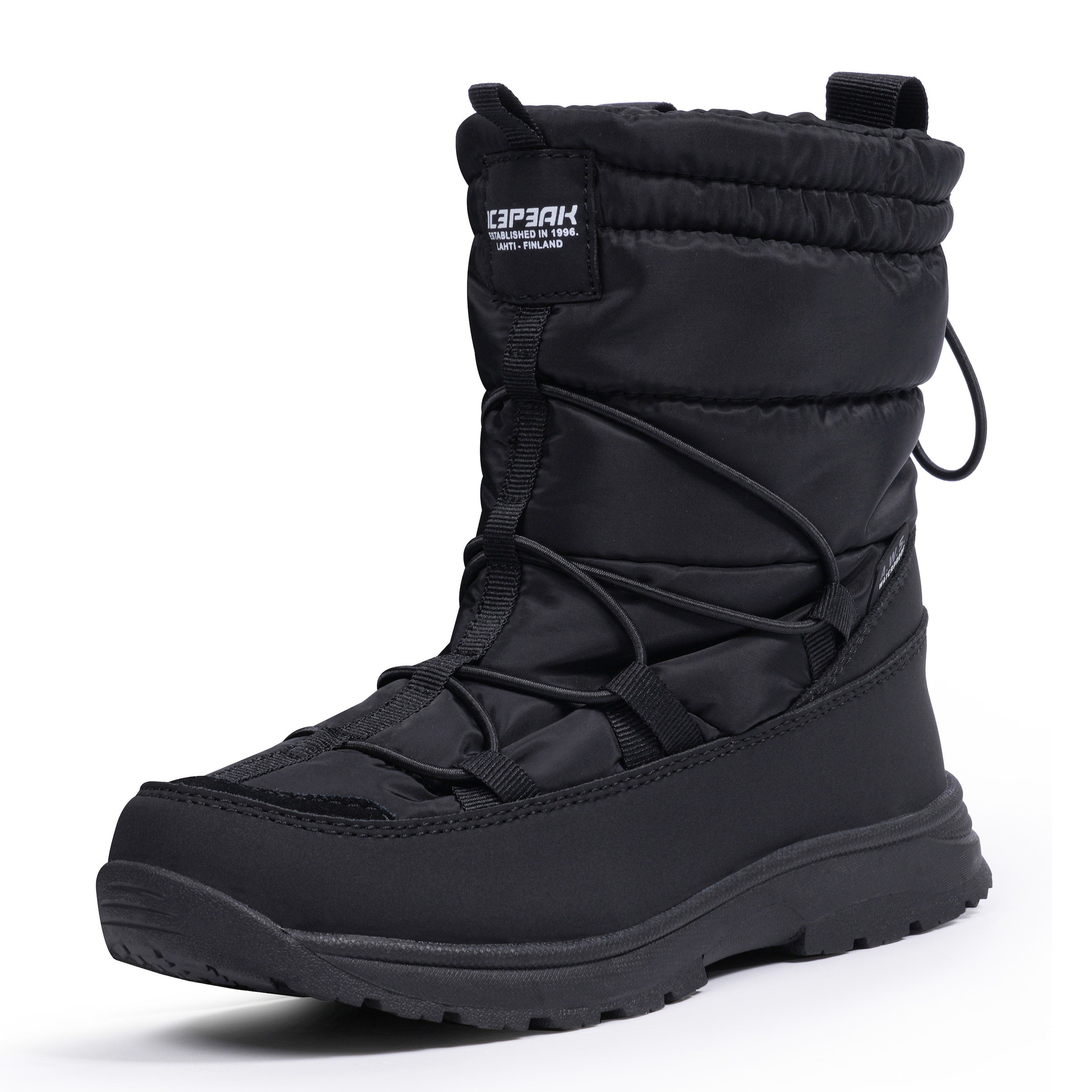ICEPEAK Snow boots 'Albi' in Black: front