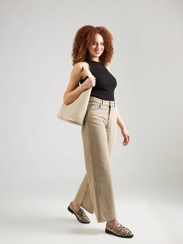 Wide Leg Jean & Other Stories en beige
