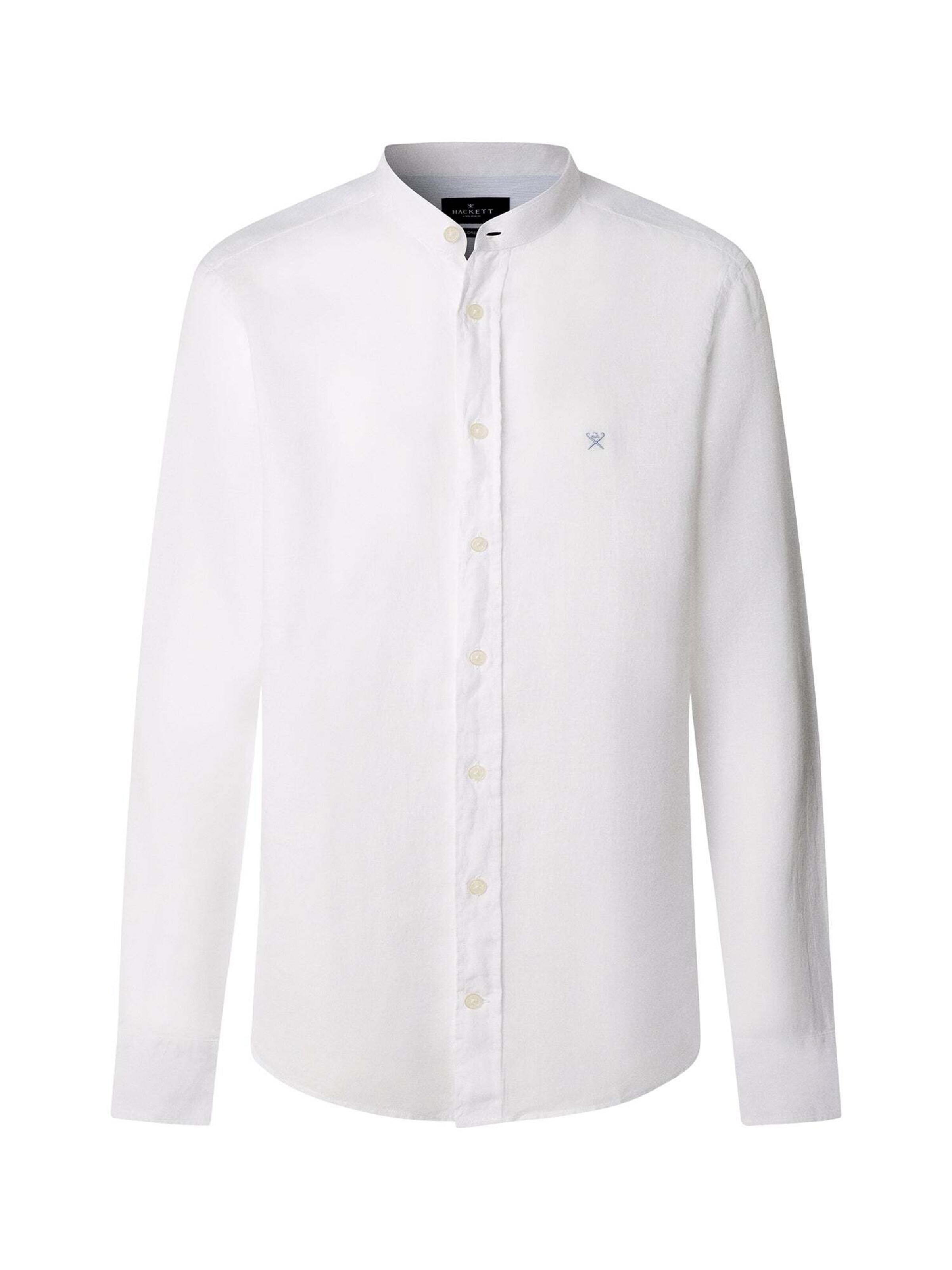 Chemise Hackett London en blanc : devant