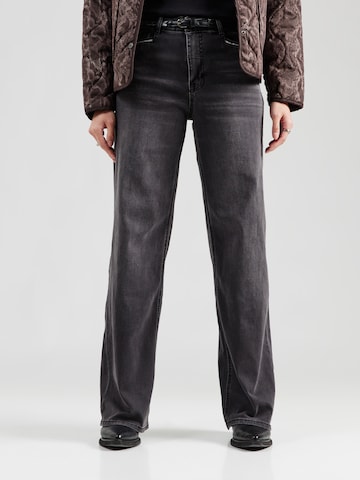 ZABAIONE Loosefit Jeans 'Al44lison' in Grijs: voorkant