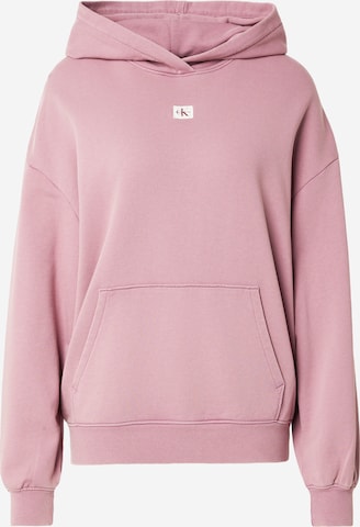 Calvin Klein Jeans Sweatshirt i rosa: framsida