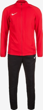 NIKE Trainingsanzug in rot / schwarz