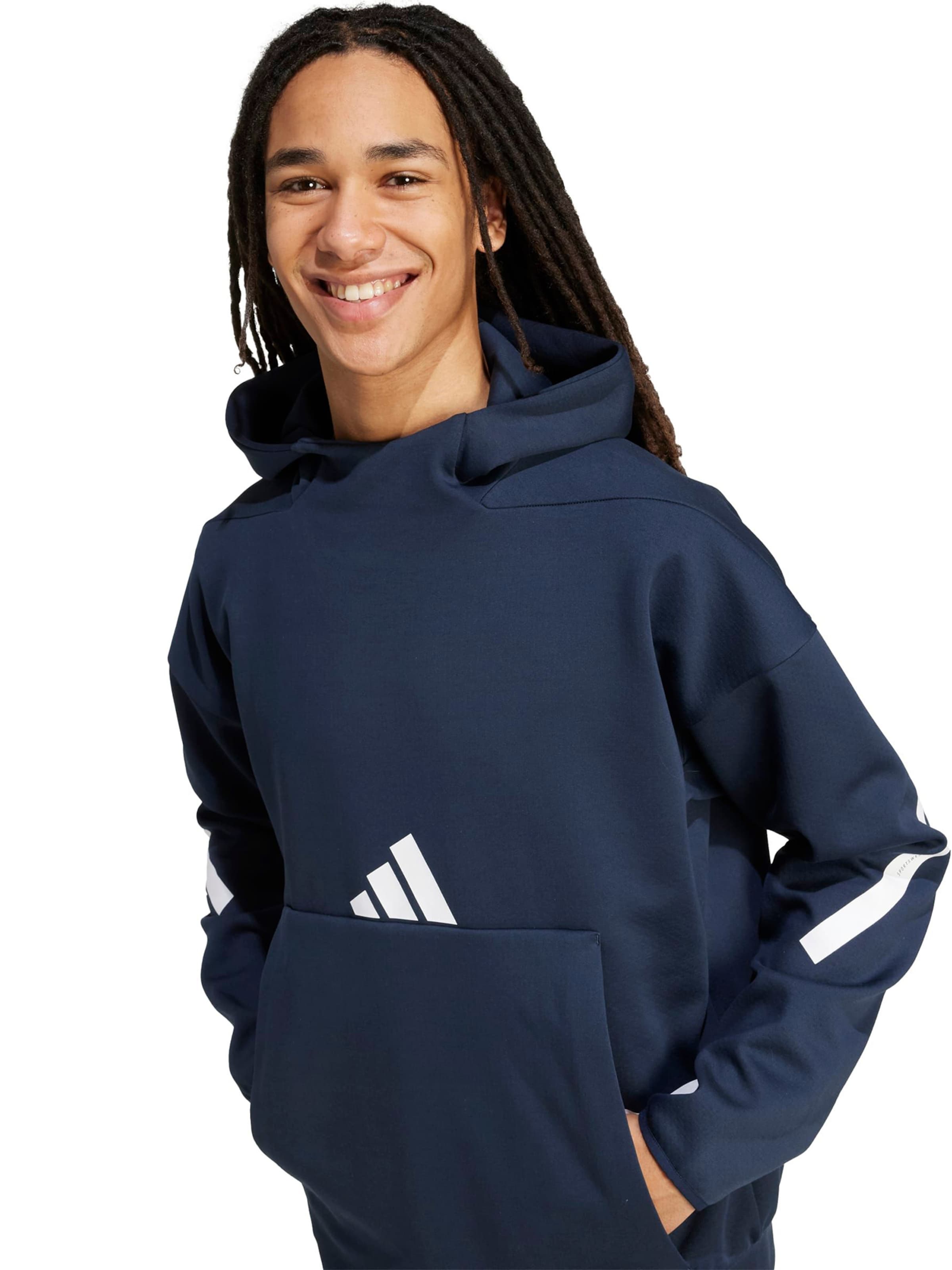 ADIDAS SPORTSWEAR Αθλητική μπλούζα φούτερ 'Z.N.E.' σε μπλε