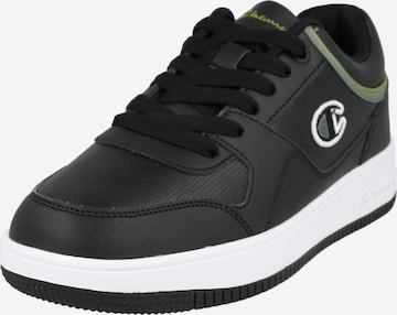 Champion Authentic Athletic Apparel Sneakers laag 'REBOUND' in Zwart: voorkant